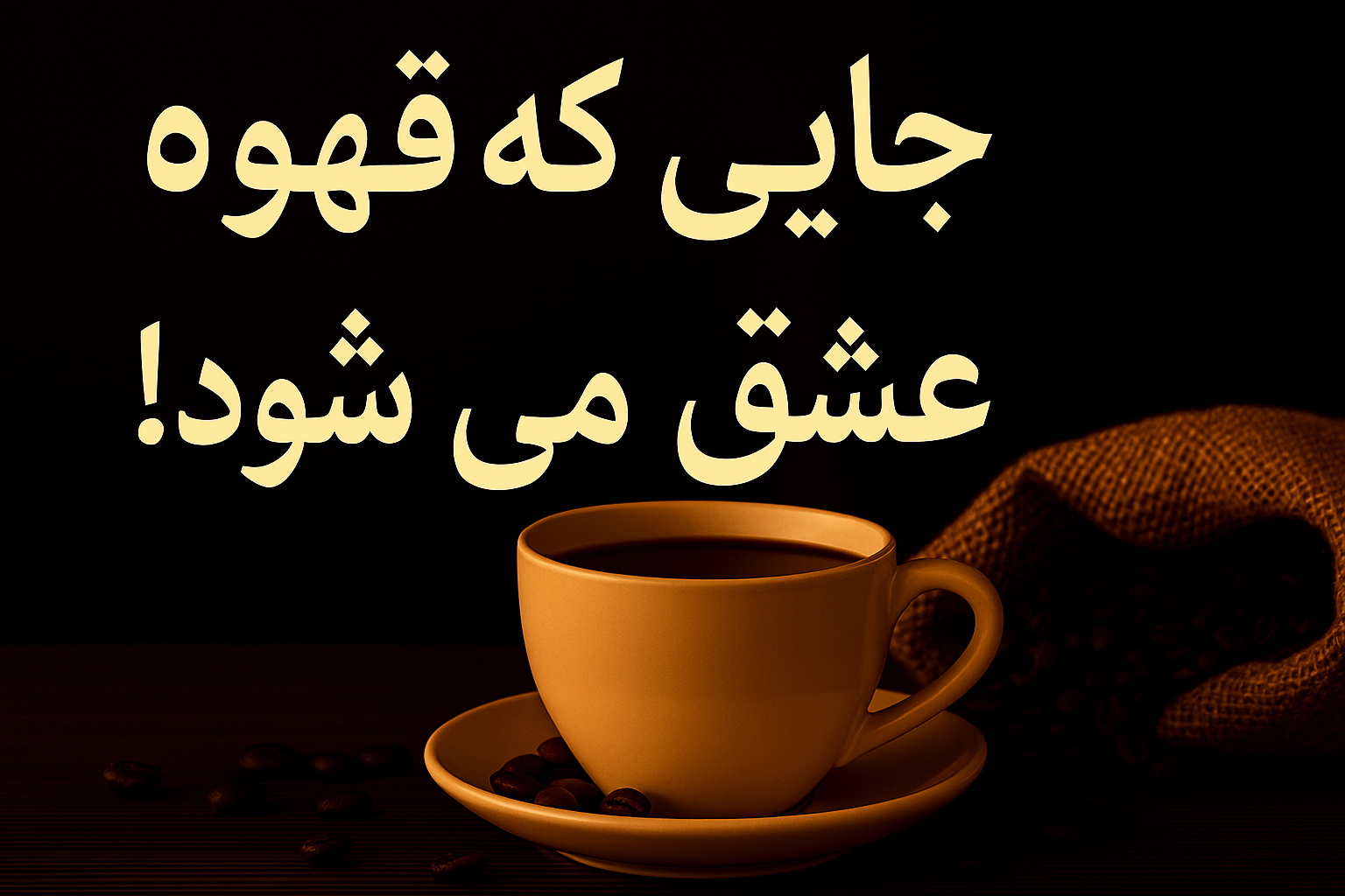 جایی که قهوه عشق میشود
