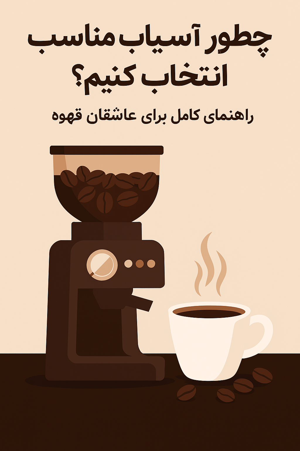چطور آسیاب مناسب انتخاب کنیم؟ راهنمای کامل برای عاشقان قهوه