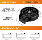 شیر آشپزخانه مدل لیوان شوی فشاری