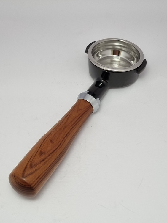 پرتافیلتر نیکد ۵۸ میلیمتری با دسته چوبی مشکی