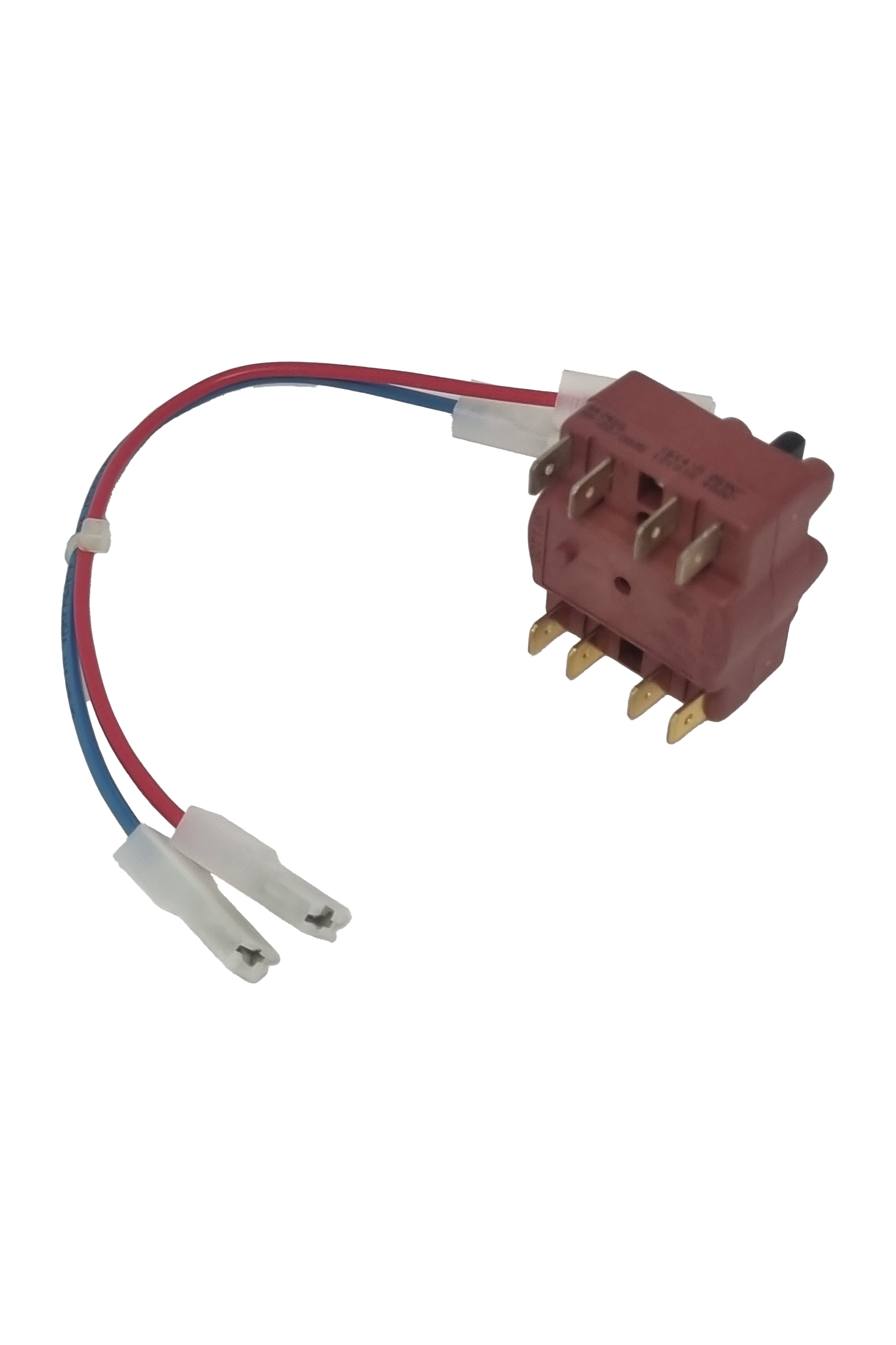 کلید دوحالته پاور دستگاه اسپرسو بیزرا با سیم‌های متصل