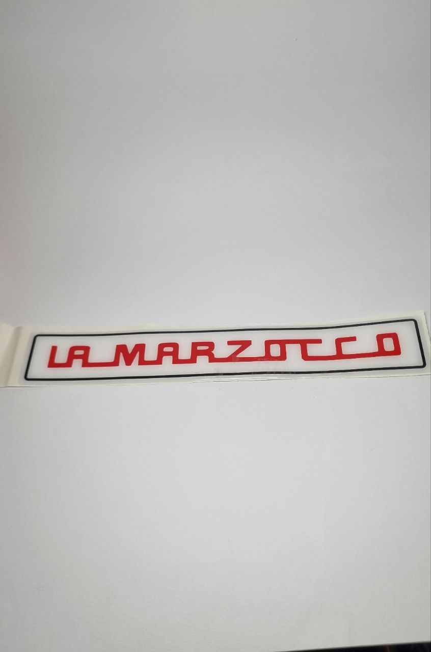لیبل برچسب پشت بدنه لامارزوکو