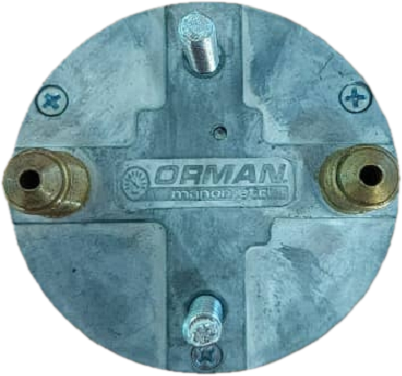 مانومتر ( گیچ فشار ) بویلر دو عقربه فائما ۳-۰ بار ۱۶-۰ بار