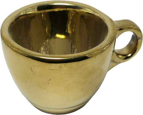 فنجان شات قهوه دابل طلایی