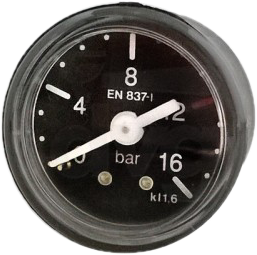 مانومتر پمپ جیمبالی و کاریمالی و فائما از ۰ تا ۱۶ بار فشار