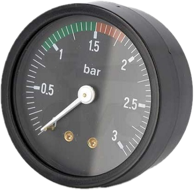 مانومتر فشار بویلر سنمارکو نشانگر ۰-۳ بار فشار قطر ۵۷ میلیمتر