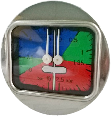 مانومتر دوعقربه لاسپازیاله قطر ۶۳ میلیمتر