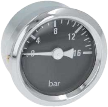 مانومتر تک عقربه لاسپازیاله اس۸ و اس۹ نشانگر ۱۶ـ۰ بار اورجینال